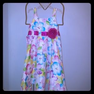 Multicolored floral dress